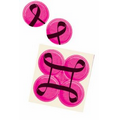 Breast Cancer Awareness Reflective Sticker Sets - Quad Dots